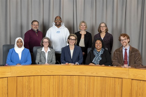 Council members at dais in spring 2026