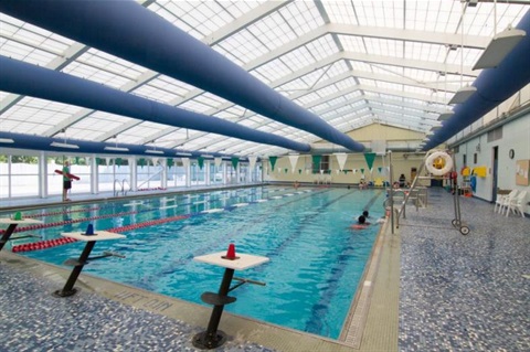 Indoor pool at the Community Center 